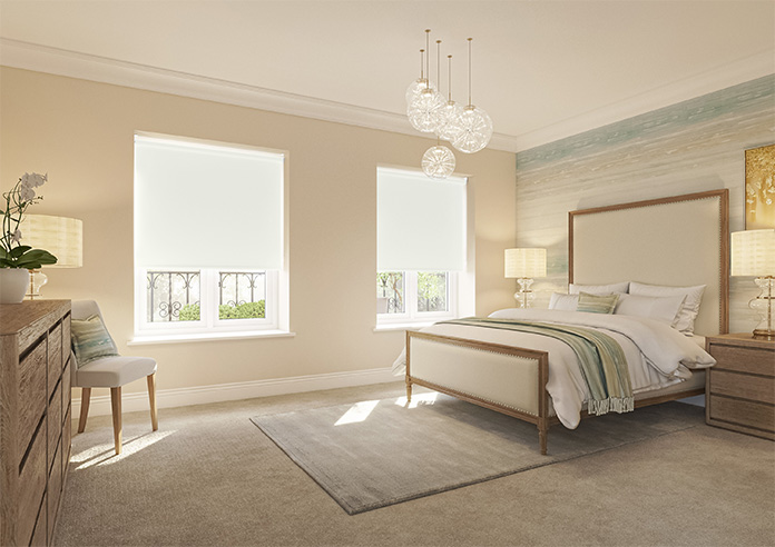 Palermo (Blackout), White - Roller Blind - Image 7